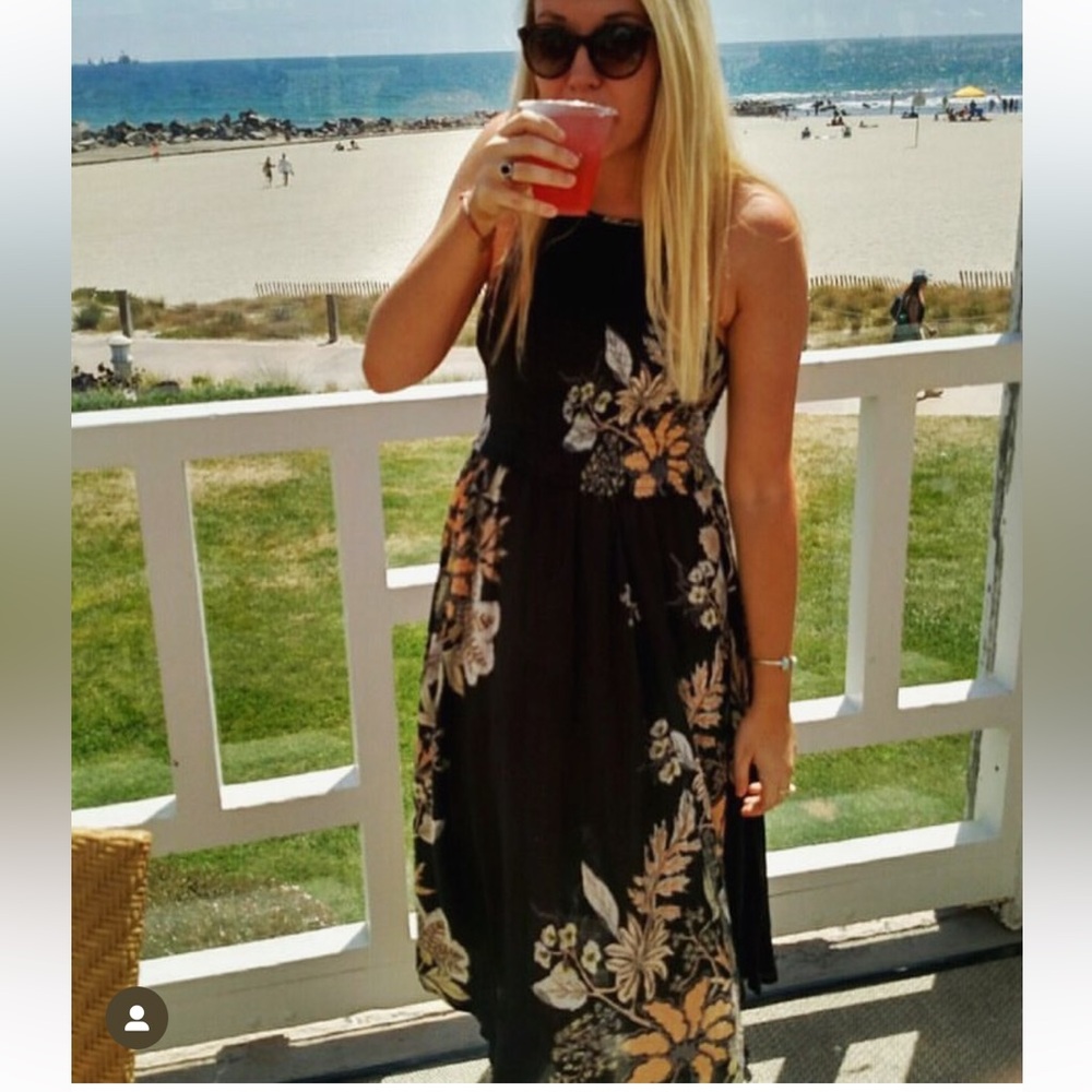 Free People Black Sundress Size M